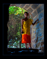 Monk in Cave