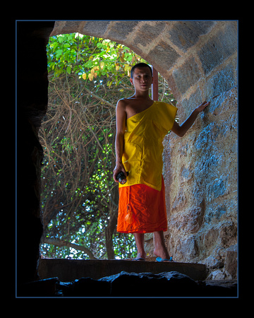 Monk in Cave