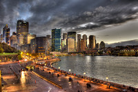 Sydney skyline at twilight